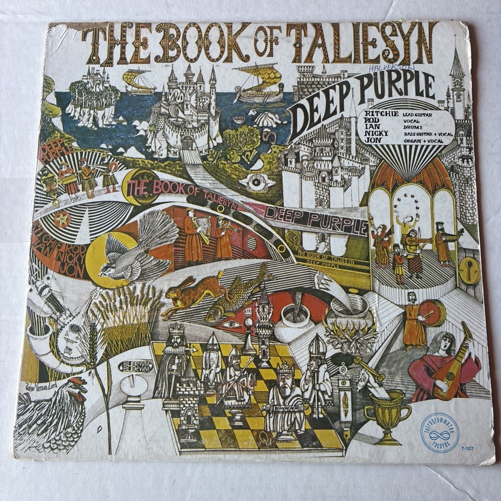 DEEP PURPLE - THE BOOK OF TALIESYN - Vinyl LP Record In Excellent Condition - Picture 1 of 4